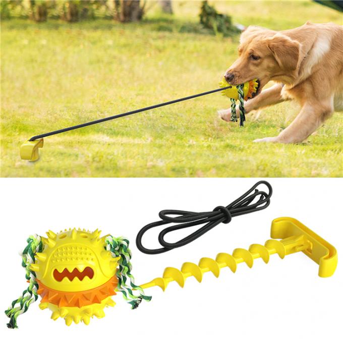 Особенная горячая продавая игрушка жевания собаки веревочки популярного шарика Drawstring игрушки собаки продукта практически взаимодействующего на открытом воздухе эластичная