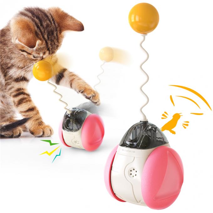 Новые электрические автоматические вращая игрушки тренировки кота кошачей мяты игрушки кота Tumbler взаимодействующие
